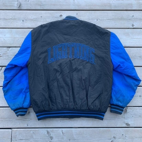 Vintage NHL Competitor Tampa Bay Lightning Nylon Bomber. Size M - Picture 6 of 8